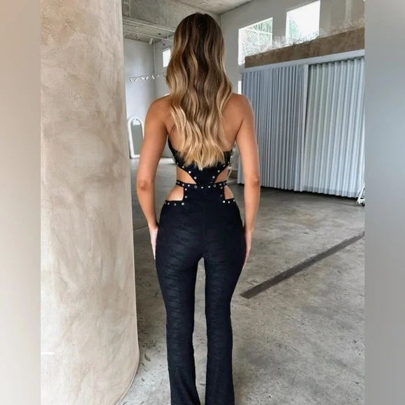 Outcast Xena Jumpsuit Black (new with tags) - Picture 2 of 2